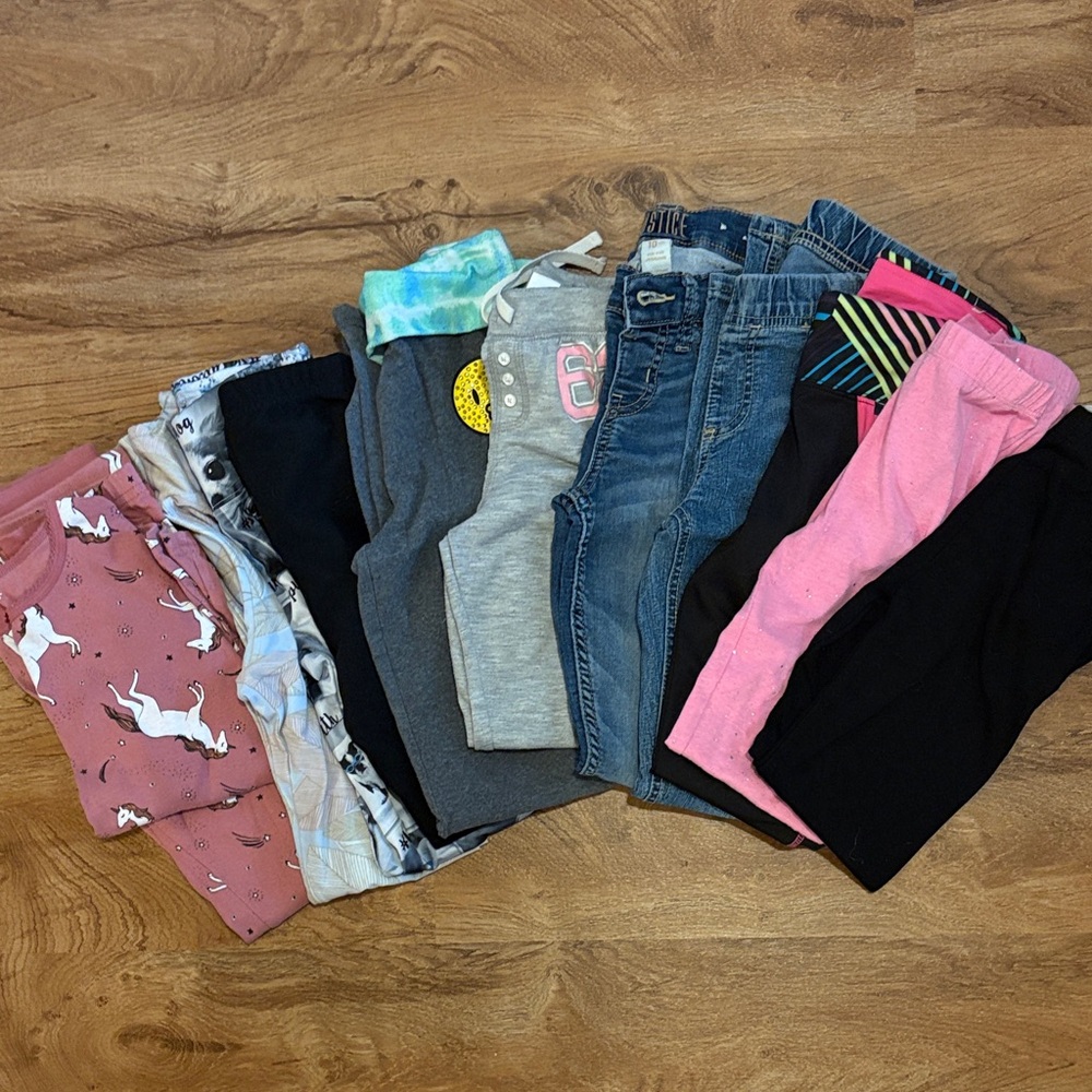 Girls Lots of Bottoms - Assorted Styles Size 8-10. Fits size 8.